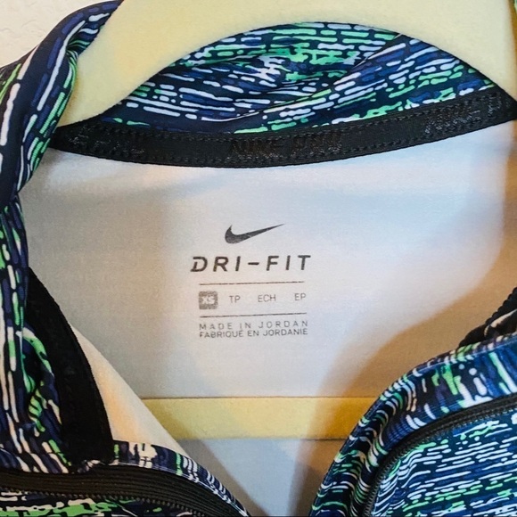 Nike Pro Dri-Fit Blue half-Zip Pullover Sz:XS - Picture 3 of 5